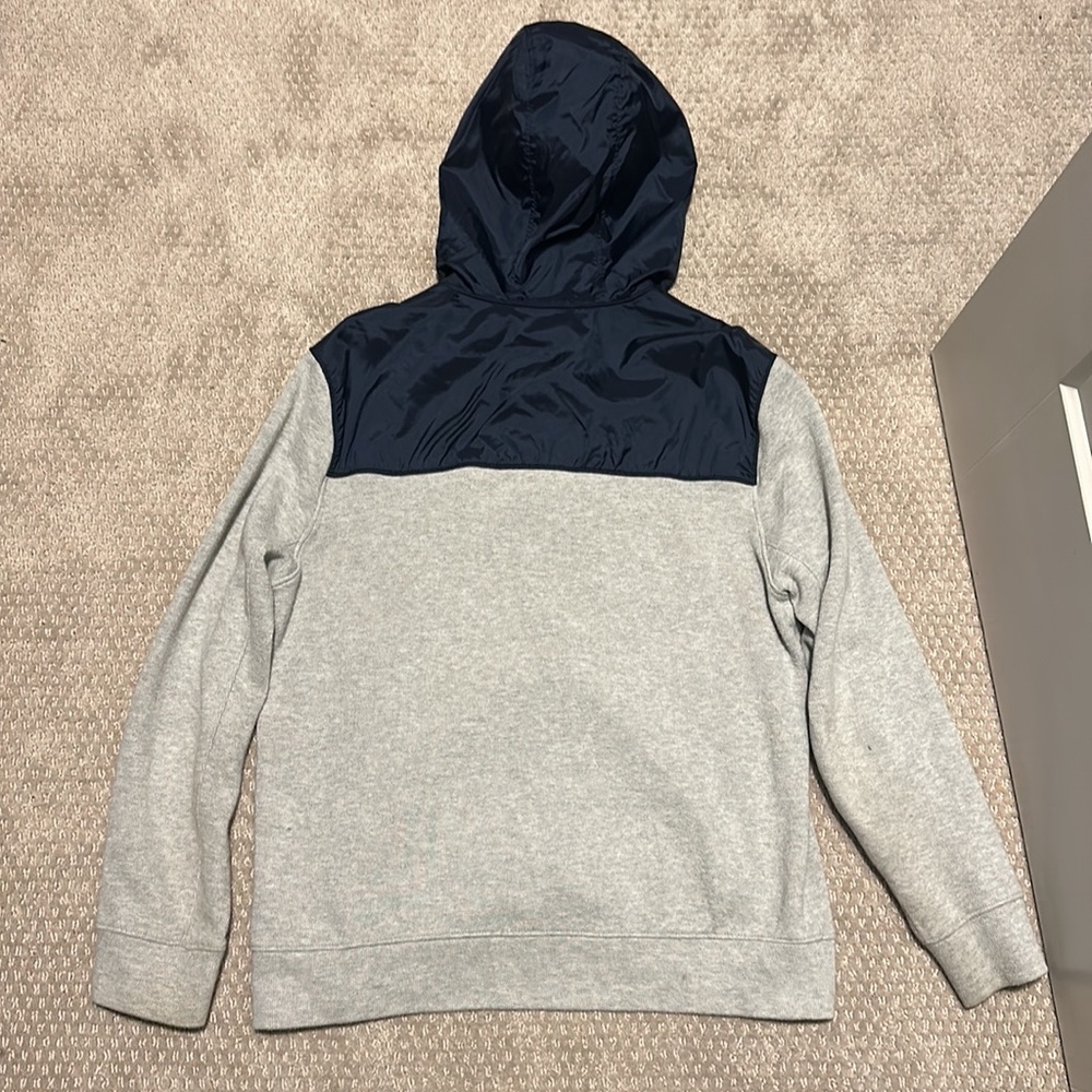 Nautica Gray and Blue Hoodie - Picture 4 of 6